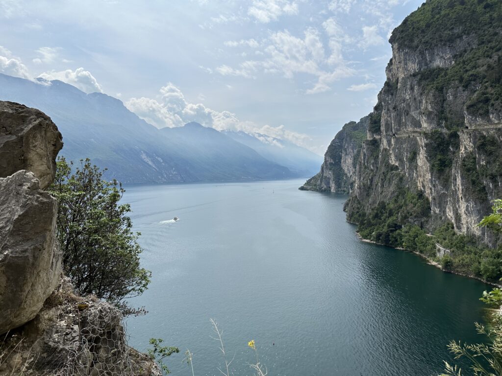 Hiking Ponale Trail is one of the top things to do in Lake Garda, offering amazing views all along.