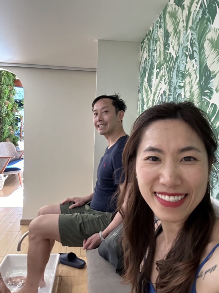 Relaxing with a traditional Thai massage in Bangkok, a must-try wellness experience for visitors