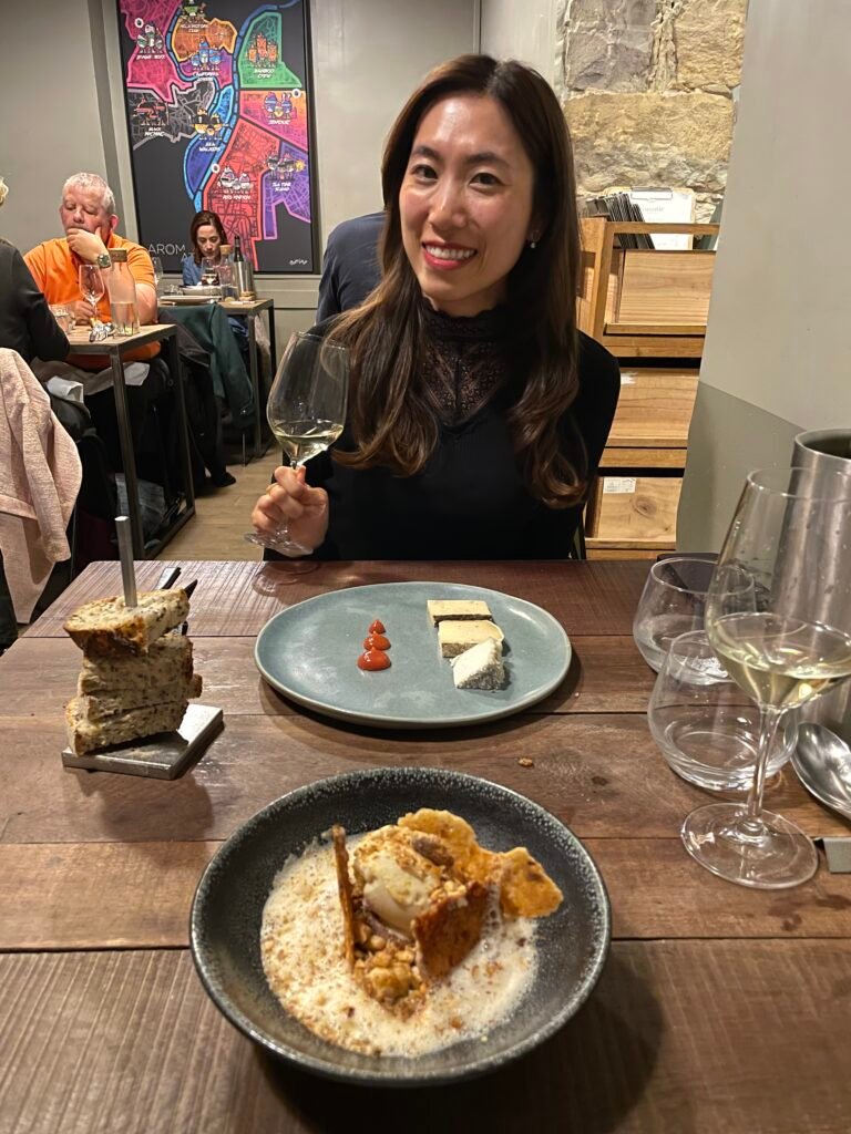 Fine dining experience at Aromatic in Lyon, with creative dishes and local wine pairings