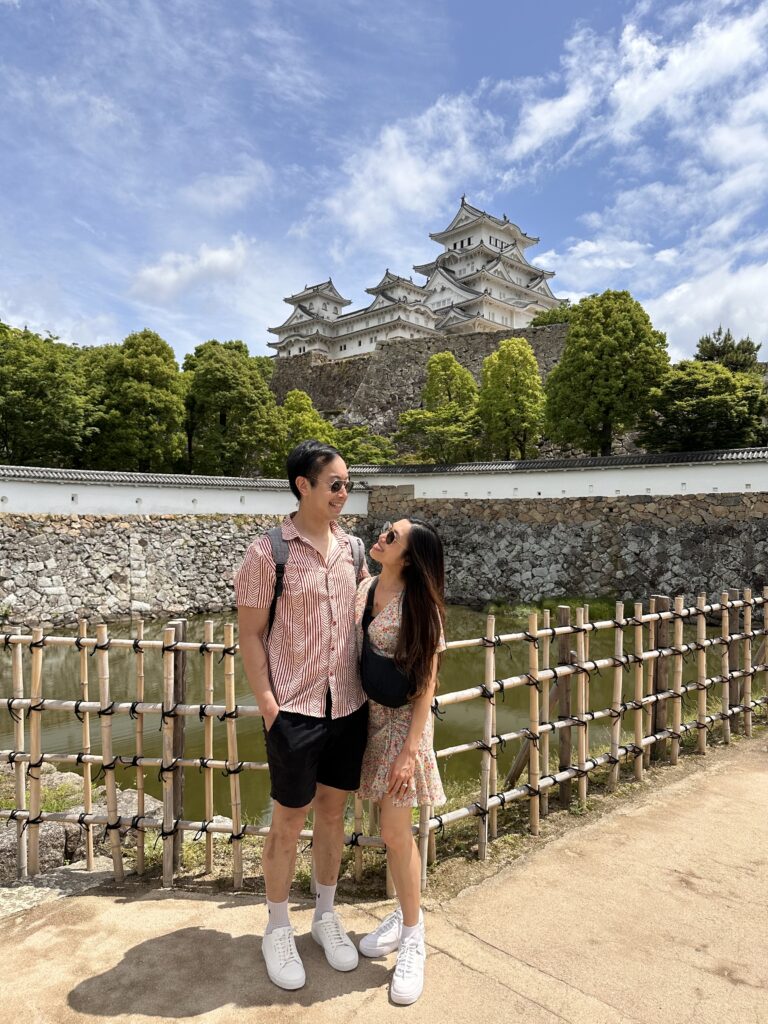 Himeji Castle, Japan’s iconic White Heron Castle, in full view