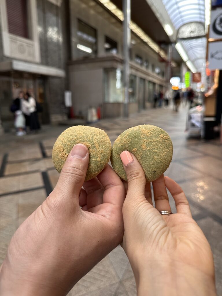 Mochi from Nakatanidou in Nara, Japan – traditional Japanese wagashi in the making