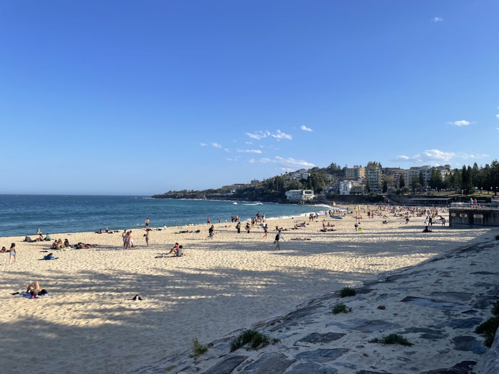 The sight of Coogee Beach was so rewarding at the end of the Bondi to Coogee walk in Sydney